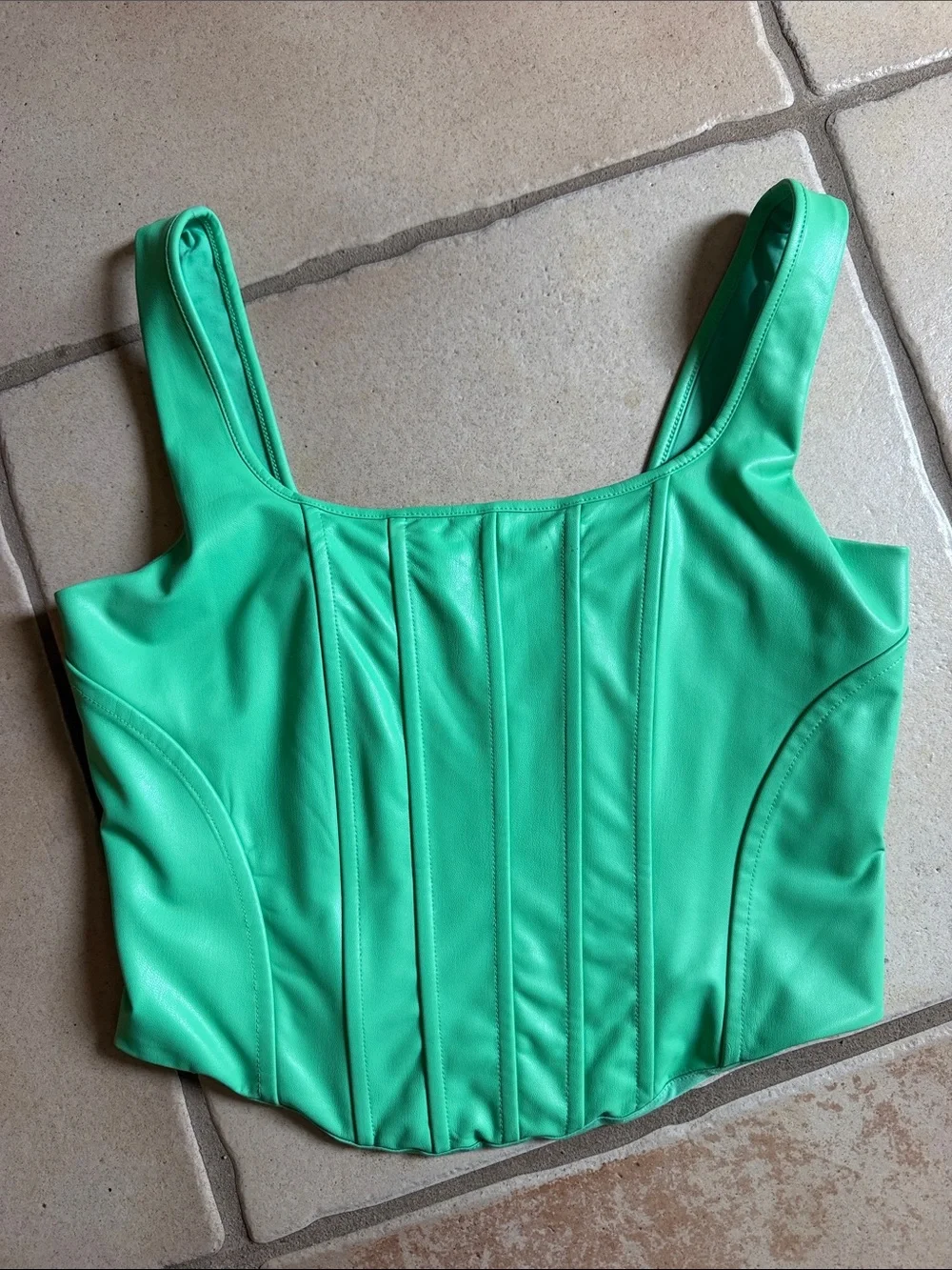 Express Women’s Green Tank Top